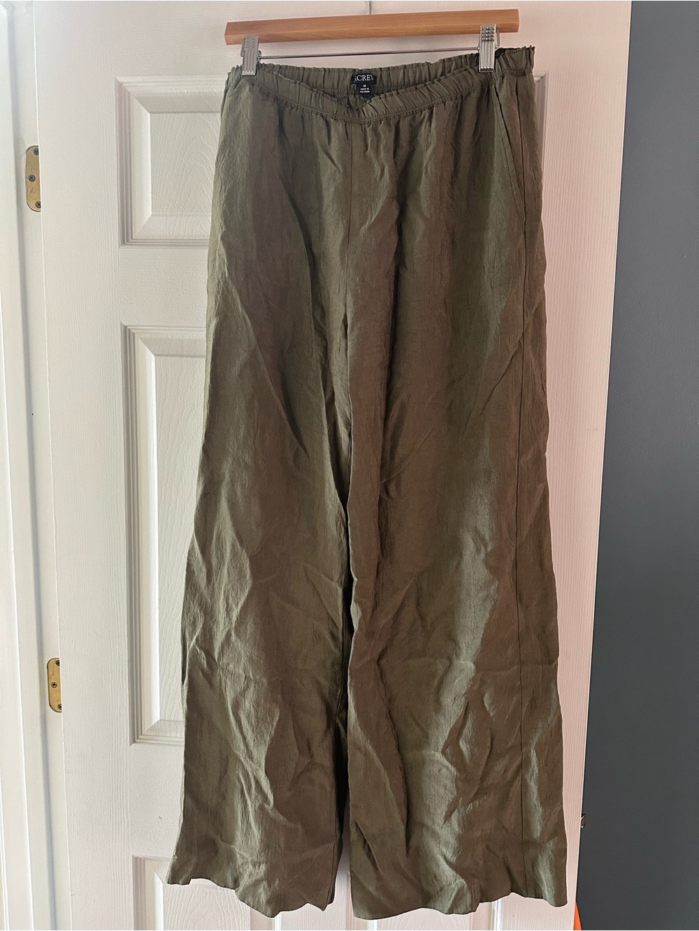 J Crew Stratus pant in textured satin